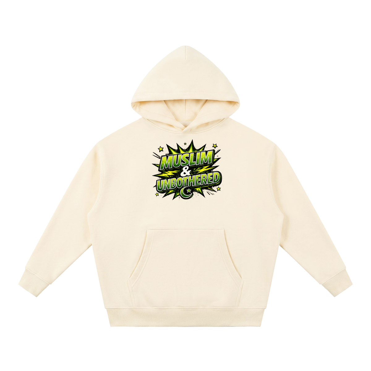 Essential Oversized Boxy Fit Fleece Hoodie