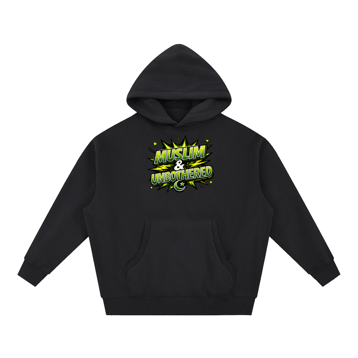 Essential Oversized Boxy Fit Fleece Hoodie